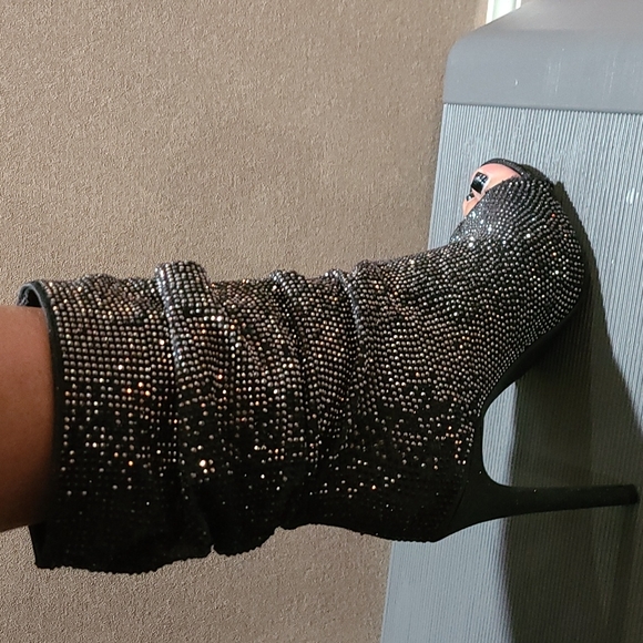 Jessica Simpson Rignstone Heels 8M - Picture 11 of 11